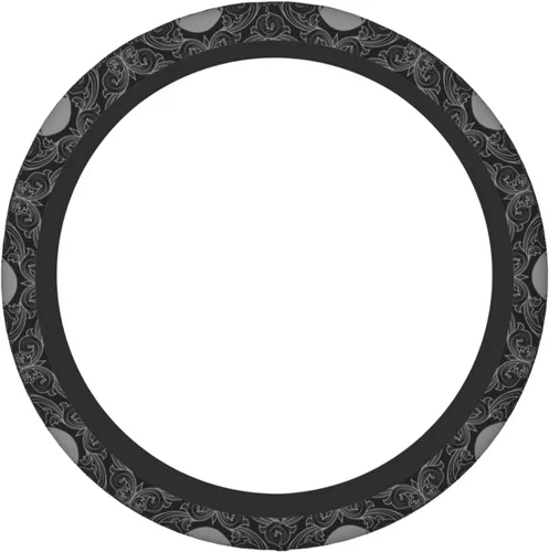 Miniatura 8 de Funda de volante retro con diseño de calavera para mujeres, hombres y niñas, accesorios para automóvil, decoración, antideslizante, de neopreno, 15