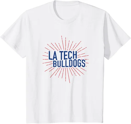 Miniatura 3 de Camiseta Louisiana Tech Bulldogs Burst, Blanco
