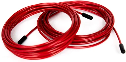 Miniatura 7 de BRANK SPORTS® Paquete de 2 cuerdas de acero de repuesto para todas las cuerdas de saltar Longitud 12 pies 2 diámetros y 7 colores para elegir