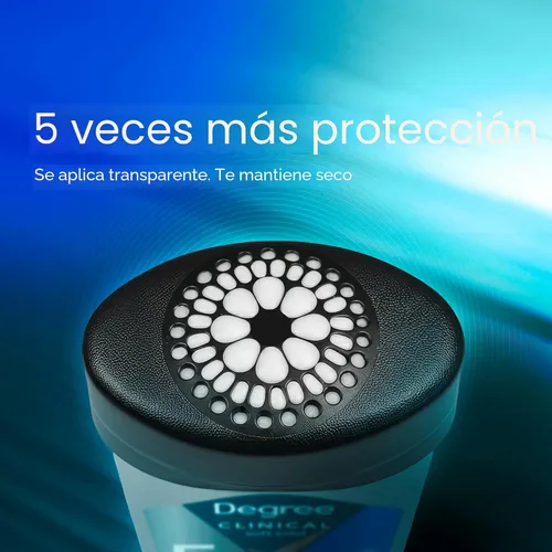 Miniatura 7 de Degree Desodorante Antitranspirante para Hombres Clean Protección de 72 Horas contra Sudor y Olor Antitranspirante de Fuerza de Prescripción