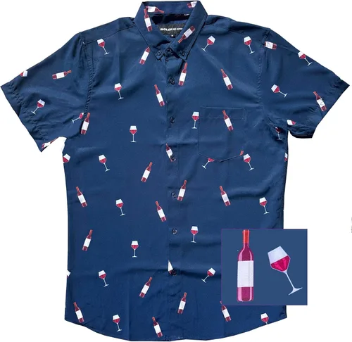 Miniatura 42 de Molokai Surf - Camisas hawaianas de manga corta con botones y corte ajustado