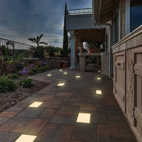 Miniatura 2 de LUMENGY Luz para Adoquines de 6X9 Pulgadas (5.82 x 8.85 pulgadas) 2700K, Iluminación de Ladrillos para Adoquines, Entradas de Vehículos, Senderos