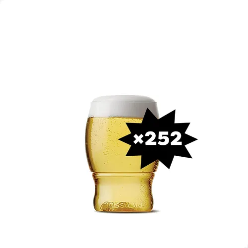 TOSSWARE POP - Juego de 252 vasos de chupito de plástico transparente irrompible y de calidad premium, reciclable, irrompible