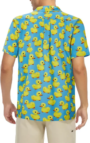 Miniatura 98 de Camisa hawaiana para hombre, con estampado floral, cómoda, con botones, casual, manga corta, ropa de playa para hombre