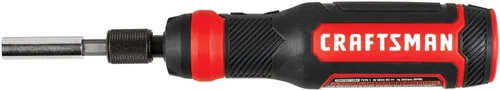 CRAFTSMAN Juego de destornilladores eléctricos de 4 V, 300 RPM, puerto de carga micro USB, indicador de carga de batería de 3 etapas (CMHT66718B20)