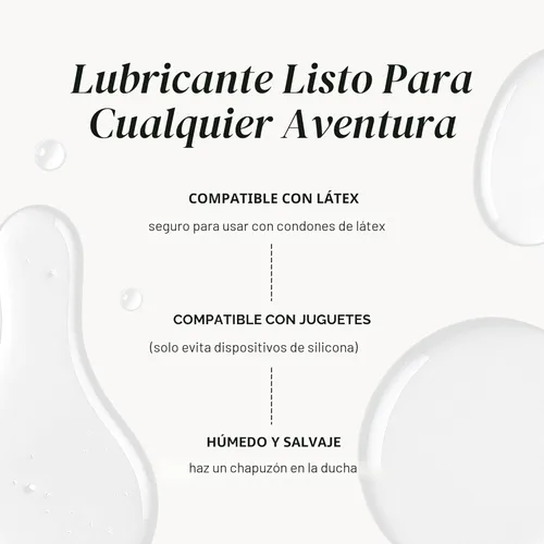 Miniatura 5 de Wet Platinum Lubricante personal a base de silicona Fórmula ultra suave, súper resbaladiza, hipoalergénica, de larga duración, resistente al agua