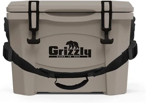 Miniatura 21 de Grizzly - Enfriador de 15 cuartos de galón Baúl de hielo duradero con aislamiento rotomoldeado Fabricado en Estados Unidos Garantía de por