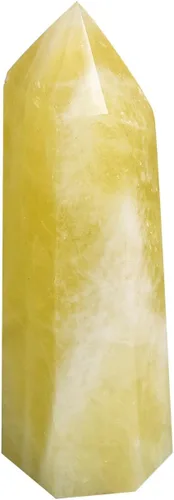 Miniatura 17 de AMOYSTONE Torre de piedra curativa, varita grande de piedra esmeralda, obelisco de punta hexagonal, irregular, 1.7-2 libras, meditación espiritual