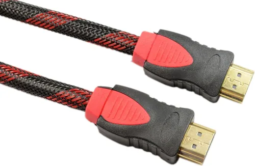 Miniatura 2 de Cable HDMI premium de 100 pies para 3D DVD HDTV LCD HD TV 1080P v1.4 de nailon trenzado de alta velocidad, cable HDMI trenzado rojo