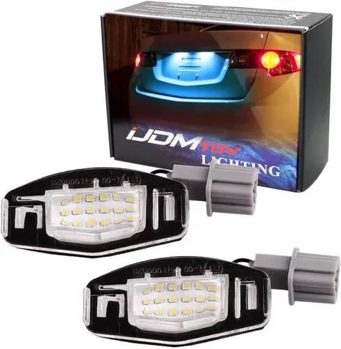 iJDMTOY Kit de Luces LED Súper Brillantes Azul Hielo Aqua Completo para Placa de Matrícula Compatible con Acura MDX RL TL TSX ILX Honda Civic Accord