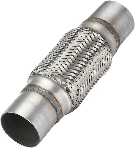 Miniatura 9 de Tubo flexible de escape, tubo flexible de escape resistente de acero inoxidable de 2 x 4 pulgadas, tubo flexible de escape de doble trenza, longitud
