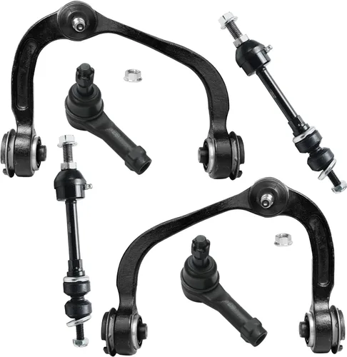 Miniatura 20 de Detroit Axle - Kit de extremo delantero para Chrysler 300 Dodge Charge Challenger 2011-2023, 2 brazos de control inferiores traseros 2 rótulas