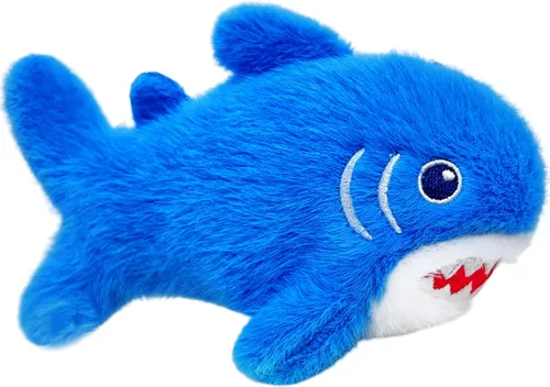Kawaite Animal de peluche de tiburón azul, lindos juguetes de peluche de tiburón para niños y niños, peluches Kawaii, mini peluche de animales
