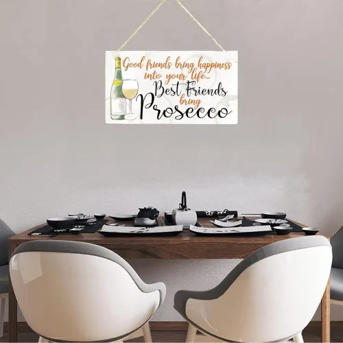 Miniatura 4 de Good Friends Bring Happiness into Your Life Best Friends Bring Prosecco - Hermoso regalo de amistad significativo Prosecco (US-G055)