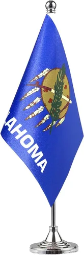 Miniatura 13 de GentleGirl. Bandera del estado de Alabama de Estados Unidos, bandera de Alabama, pequeña bandera del estado de Alabama, bandera de escritorio