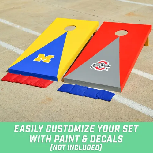 Miniatura 6 de GoSports - Juegos de Cornhole de madera maciza de primera calidad - Elija 4 x 2 pies o 3 x 2 pies - Los juegos de tableros incluyen un juego de 8