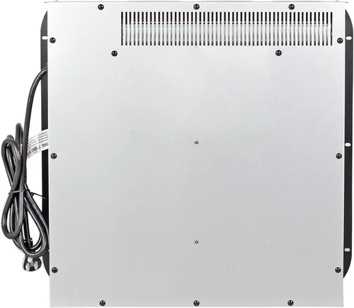 Miniatura 6 de Inserto de chimenea eléctrica de 18 pulgadas, calentador ultrafino con juego de troncos y llama realista, protección contra sobrecalentamiento