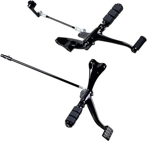 Miniatura 5 de AMOPA CORP Kit completo de controles delanteros negros para Harley Sportster XL 1200 883 (seleccionado 2014-2022)