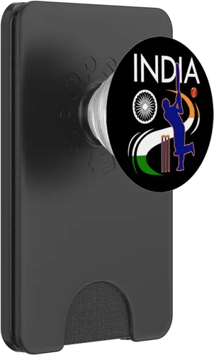 Miniatura 7 de India - Pincel de cricket con bandera india para teléfonos y tabletas
