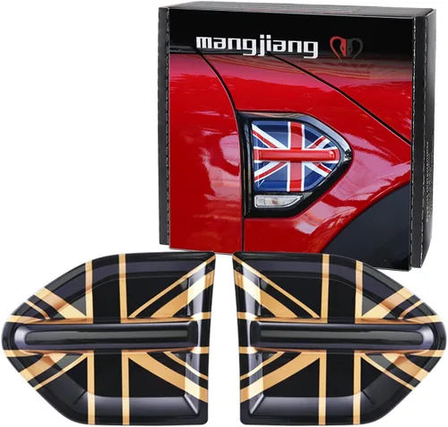 Miniatura 22 de Adhesivo decorativo para guardabarros de luz lateral de señal de giro para Mini Cooper 3ª generación F60 Countryman 2017 en adelante, accesorios