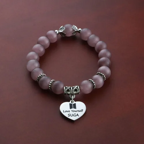 Miniatura 2 de BOSATE Kpop Bangtan - Pulsera de Bangtan para niños pulsera del ejército para amarte a ti mismo ejército joyería para amantes de los niños regalo