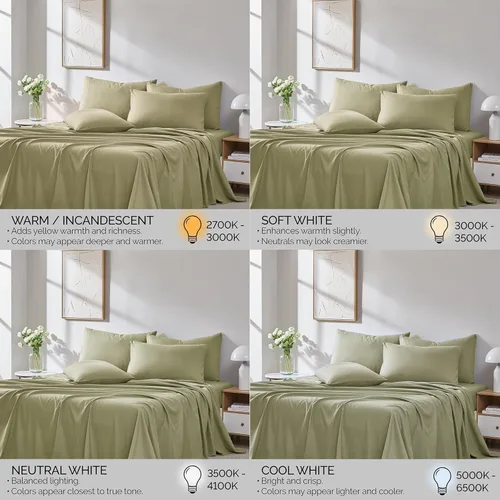 Miniatura 138 de Southshore Fine Living, Inc. Juego de 7 piezas de sábanas King divididas para cama ajustable, juego de sábanas King divididas con bolsillo de 21