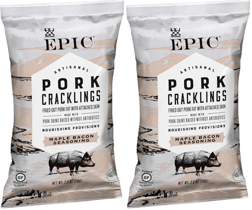 Miniatura 16 de EPIC Cortezas de cerdo BBQ sin gluten, 2.5oz