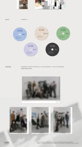 Miniatura 6 de Seventeen 'An Ode' 3rd Regular Album Random Version 104p PhotoBook+8p Mini Book+4p PhotoCard+Tracking