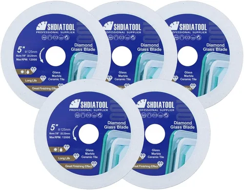 Miniatura 19 de SHDIATOOL Disco de corte de diamante de vidrio de 2 pulgadas, rueda de corte ultradelgada para azulejos de cerámica, porcelana y mármol de 50 mm
