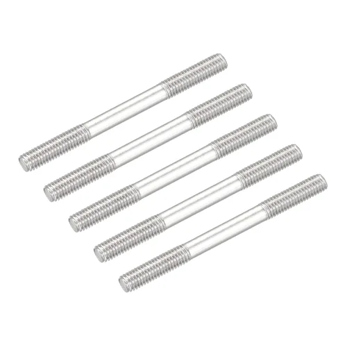 Miniatura 29 de METALLIXITY Tornillos de doble extremo (rosca M8, longitud 80 mm) 5 piezas, pernos de varilla roscada doble de acero inoxidable 304