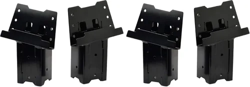 HME - Soportes de plataforma multiusos duraderos de construcción soldada de alta resistencia, paquete de 4 unidades, para uso con persianas de caza,