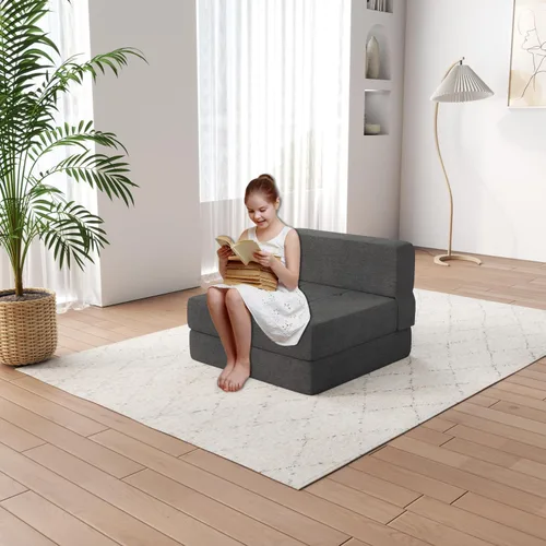 Miniatura 7 de ZeeFu Sofá cama plegable – Futón de espuma viscoelástica, cama convertible para sala de estar/dormitorio/invitados/oficina/caravanas/estudio