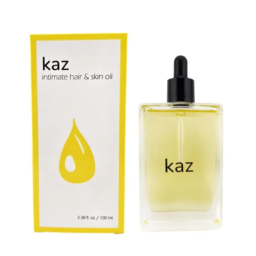 Miniatura 4 de Waxness Kaz - Aceite íntimo para el cabello y la piel de fresa para el cuidado del cabello encarnado y el área del bikini 1 fl oz (1.0 fl oz)