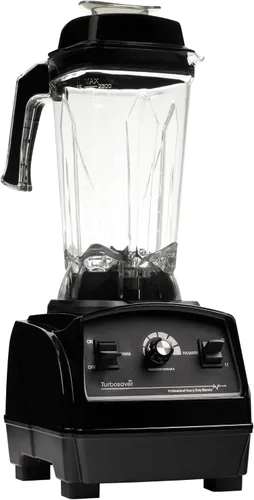 Turbosaver Licuadora profesional TB79 1800W - 3.5HP, 35.000 RPM, grado comercial, trituración de hielo, tarro Tritan de 85 onzas
