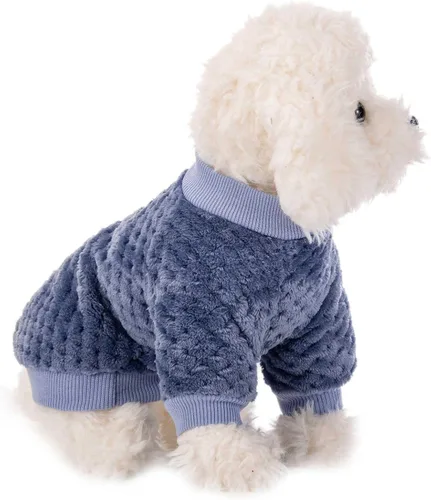 Miniatura 7 de Suéter para perro, paquete de 2 o 3 suéteres para perros pequeños y medianos o gatos, ropa cálida de franela suave para perros hembras o niños