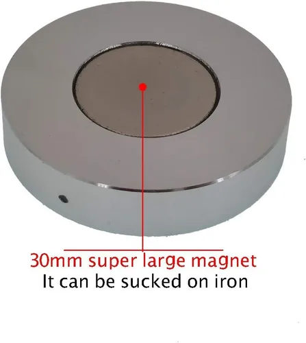 Miniatura 5 de Burbuja horizontal de alta precisión de aleación de aluminio universal de alta precisión medidor de nivel de burbuja de nivel circular corrección