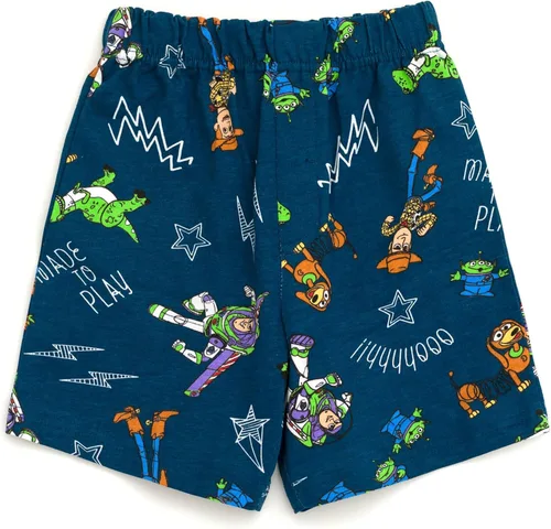 Miniatura 3 de Disney Mickey Mouse Lion King Pixar Toy Story - Conjunto de camiseta y pantalones cortos de felpa francesa para niño grande