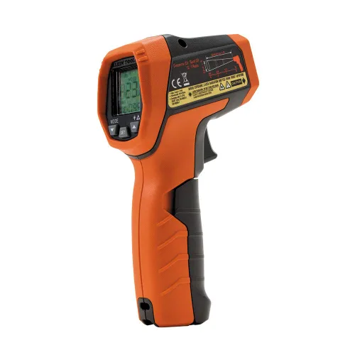 Miniatura 2 de Klein Tools IR5 Termómetro infrarrojo láser dual 12:1, pistola termómetro digital con pantalla retroiluminada, orientación láser dual y escaneo