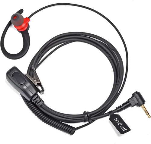Miniatura 5 de HYS Auricular Walkie Talkie en forma de G con micrófono PTT, gancho de oreja para Motorola T200TP T260 T260TP T402 T460 T465 T600 T605 T800 MH230R