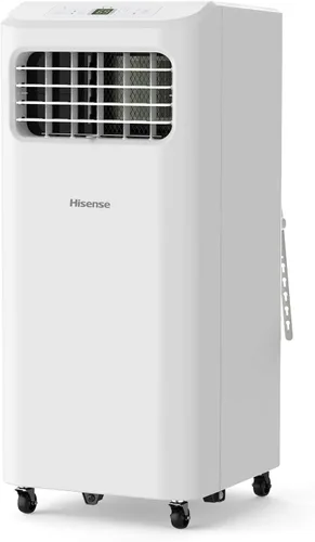 Hisense Ventilador deshumidificador de enfriamiento portátil de 6,000 BTU para habitaciones más pequeñas de hasta 250 pies cuadrados, control