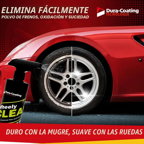 Miniatura 3 de DURA-COATING TECHNOLOGY Wheely Clean - Spray limpiador de ruedas profesional - Limpiador de neumáticos y limpiador de llantas listo para usar