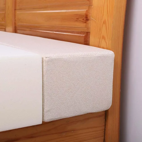 Miniatura 12 de YURRO Almohadilla de cuero sintético para cama de cabecero, protección acolchada para cabecera, almohada larga y alargadora de colchón suave, Beige