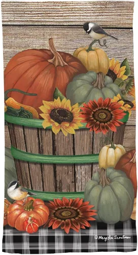 Miniatura 9 de Briarwood Lane Toalla de mano de algodón ramo de otoño