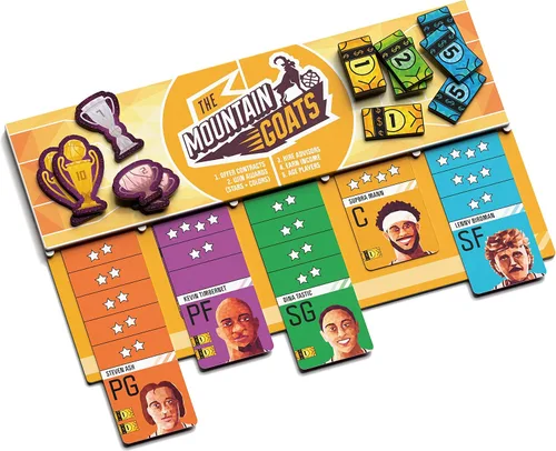 Miniatura 3 de Basketboss - Estrategia - Juego de mesa de subastas - Juego de mesa deportivo - 2-5 jugadores - 40 minutos de tiempo de juego
