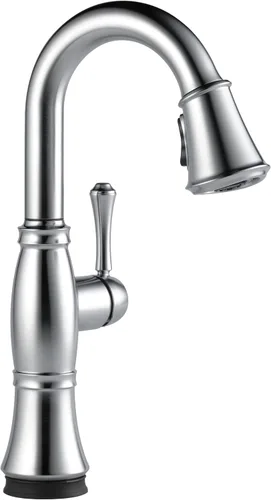 Miniatura 12 de Delta Cassidy Lumicoat Arctic Stainless 9997-AR-PR-DST - Grifo de barra de níquel cepillado con rociador extraíble, moderno grifo de fregadero
