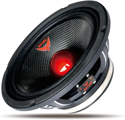 Miniatura 26 de MX80P1 - Altavoz de rango medio de 8 pulgadas, tapa antipolvo roja, 480 W máximo, 4 ohmios, altavoces de puerta de audio de alta calidad para coche