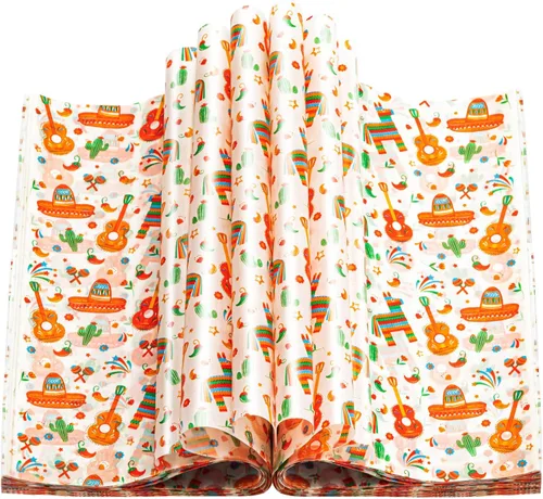 Miniatura 8 de 100 piezas de hojas de papel encerado de Navidad para alimentos, papel para envolver sándwiches, envoltorios para delicatessen, forros impermeables