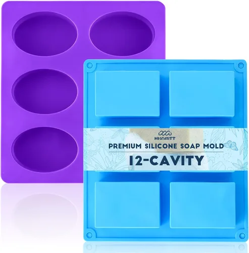 Miniatura 22 de Moldes de bomba de cacao para chocolate caliente, silicona hemisferio de 2.5 pulgadas, paquete de 3, molde semicircular, 6 cavidades, circular, sin