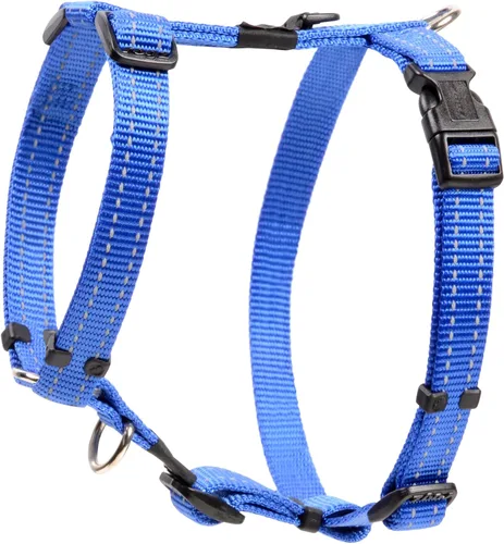 Miniatura 11 de Arnés reflectante ajustable para perros pequeños a medianos; collar y correa a juego disponibles, negro