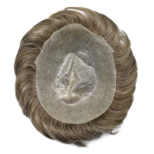 Miniatura 37 de Toupee for Men Human Hair Pieces Ultra Thin Skin Mens Toupee Hair Replacement System Mens Hair Units for Men